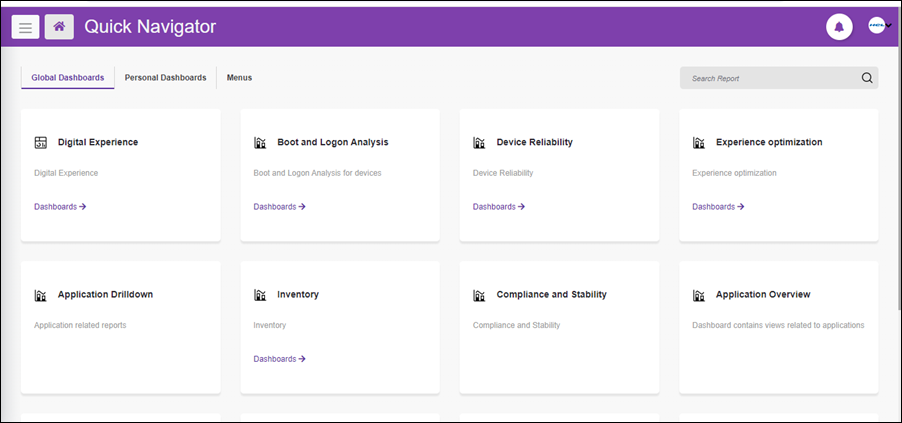 Global Dashboard